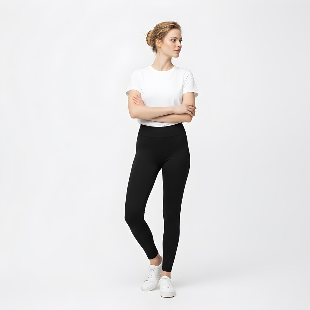 Women’s Lemon Black Leggings